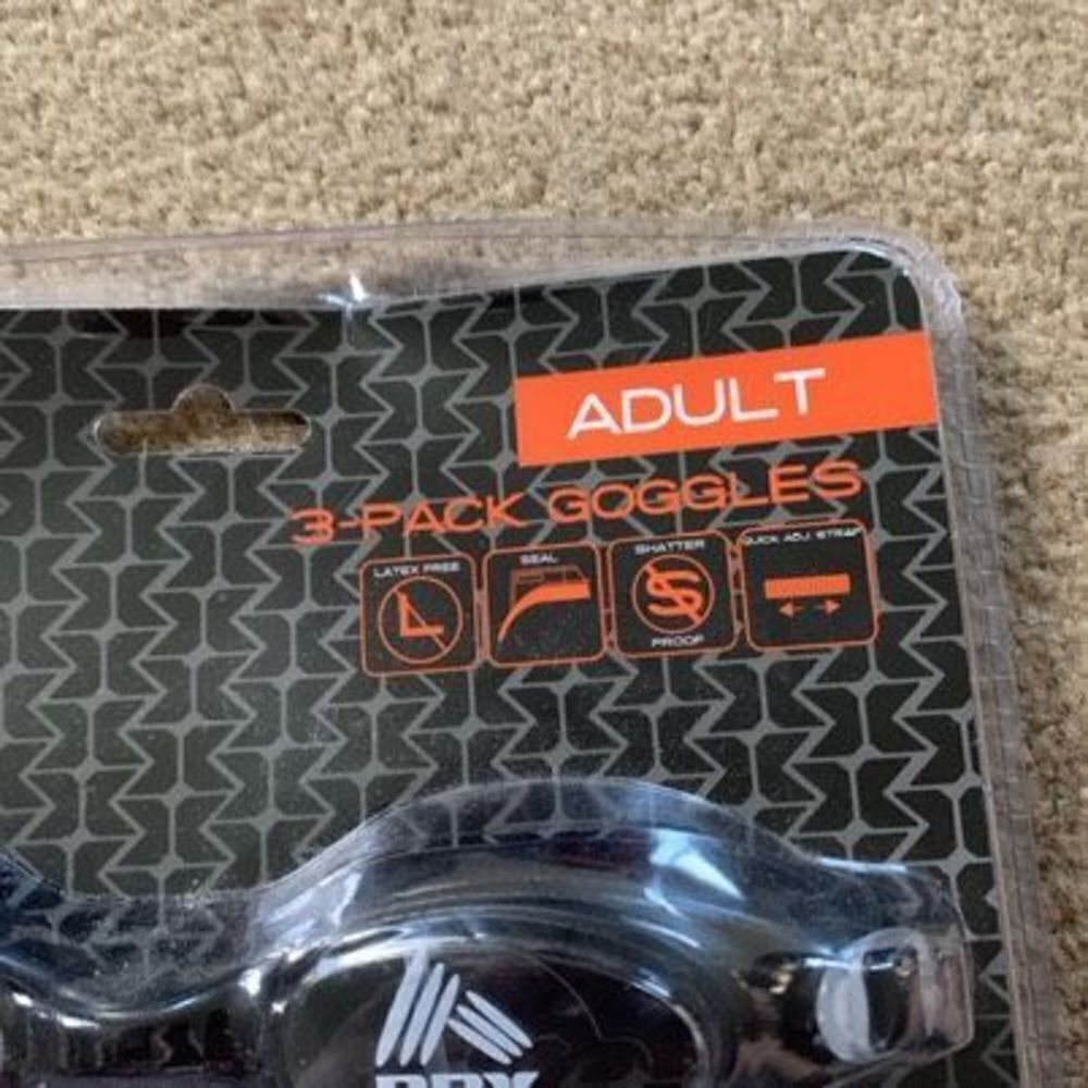 RBX Adult 3-Pack Goggles *New* - Picture 3 of 4